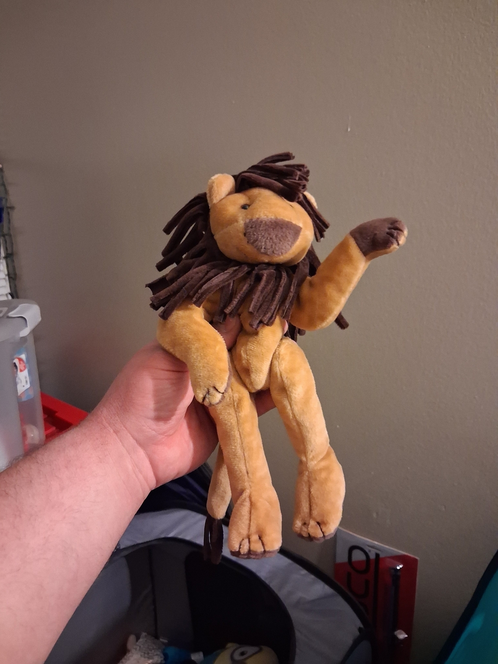 Boyds Bears Plush Lion - Light Brown with Dark Brown Mane